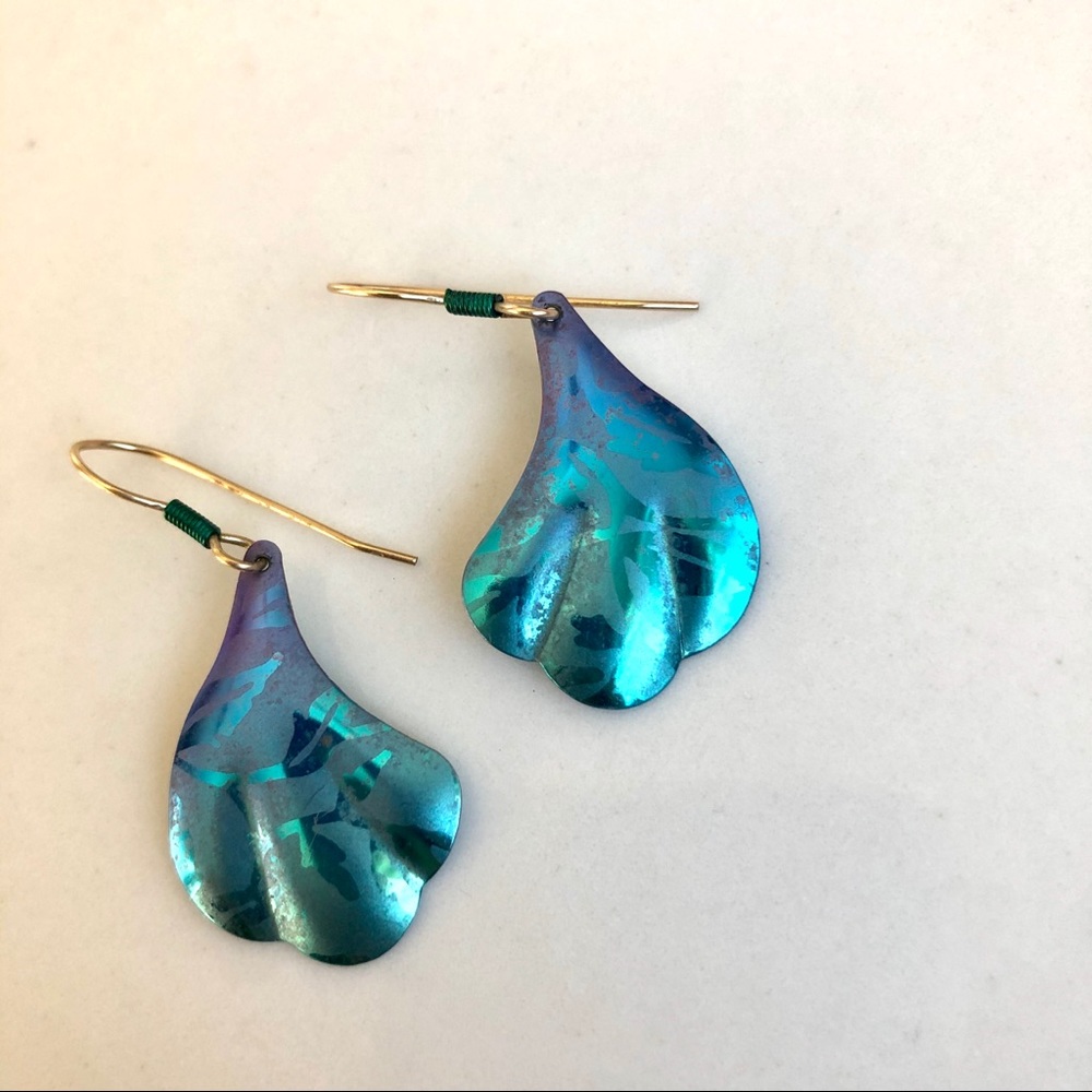 Metal earrings